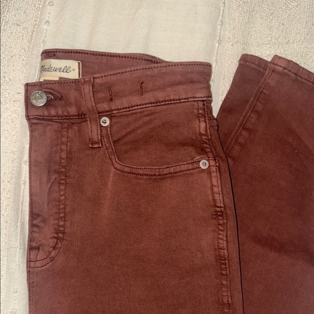 Madewell Brick Stovepipe Jeans